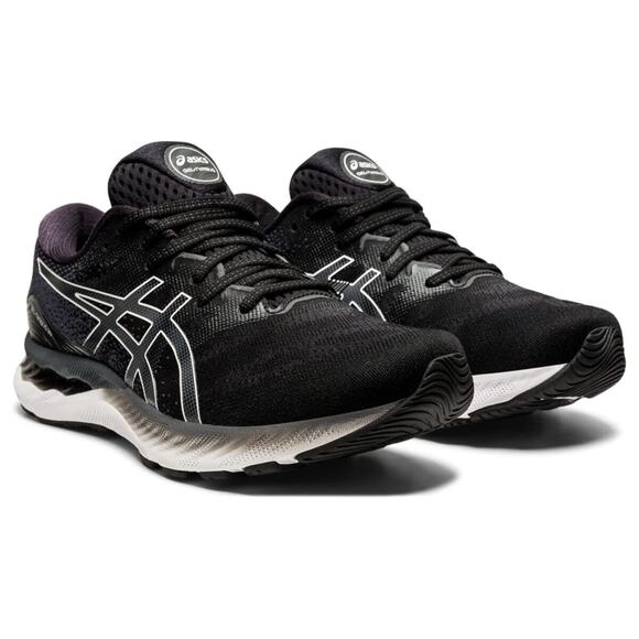 Asics Gel-Nimbus 23 running shoes for Men\'s Black/White 8 US Wide 2E main image 8